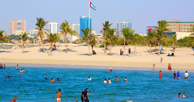 Пляж «Аль Мамзар» в Дубае - экскурсии от Шан Турс